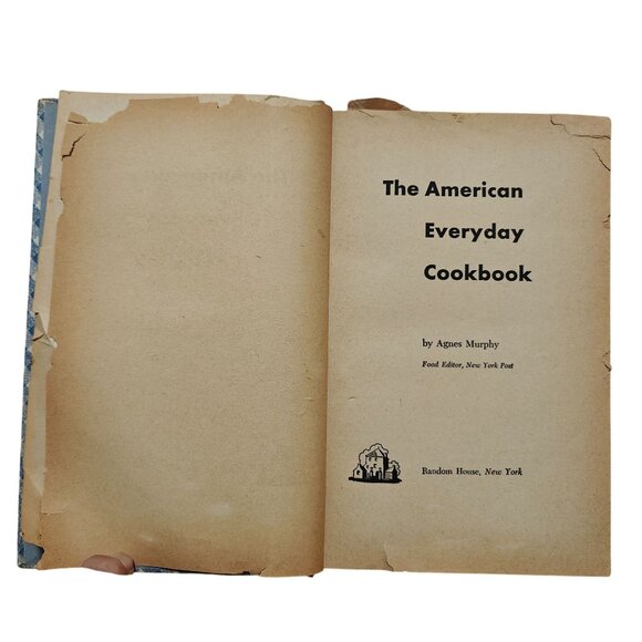 Vintage The American Everyday Cookbook Agnes Murphy 1955 Hardcover - Picture 2 of 10
